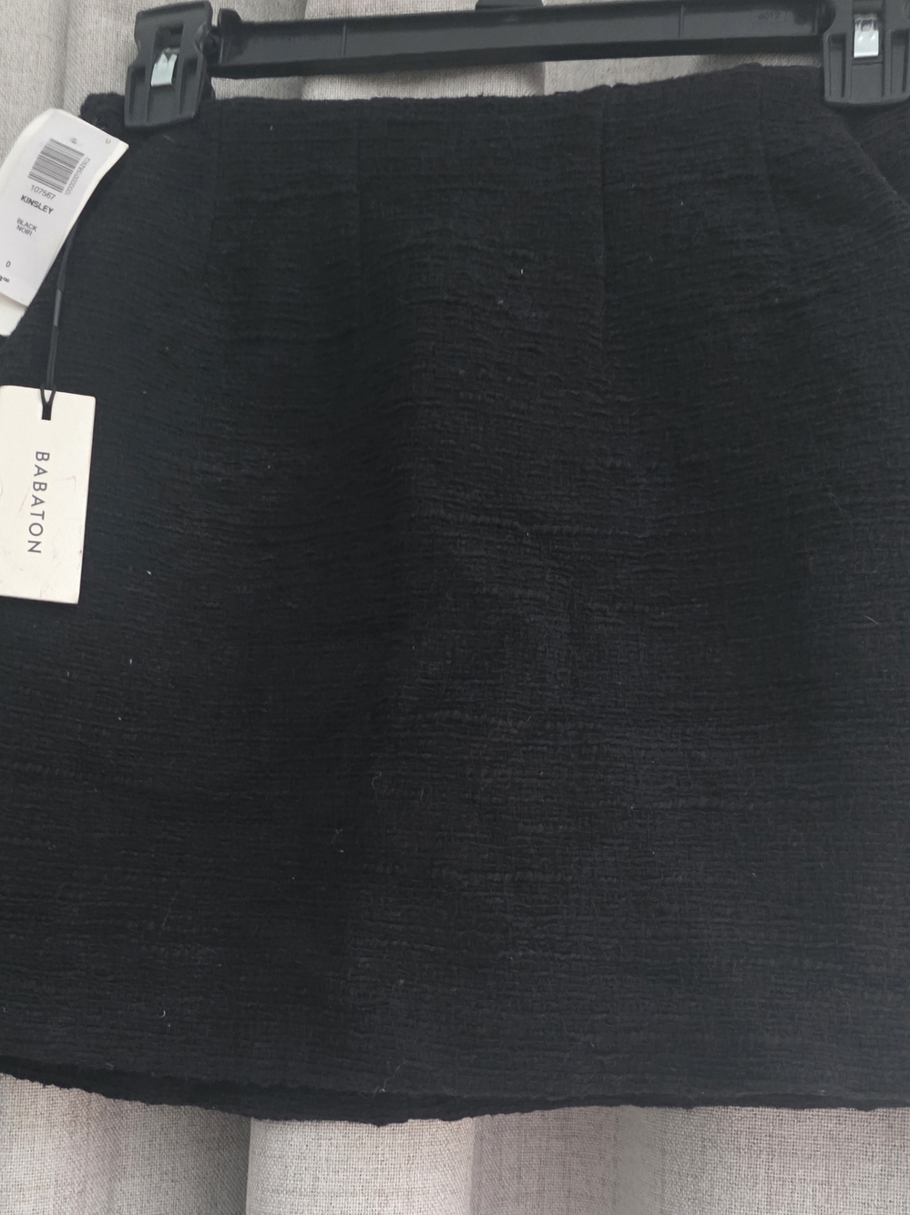 Babaton Black Mini Skirt